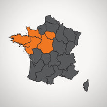 Carica l&#39;immagine nel visualizzatore di Gallery, TEK Series 2.0 Enhanced France Maps (North West)
